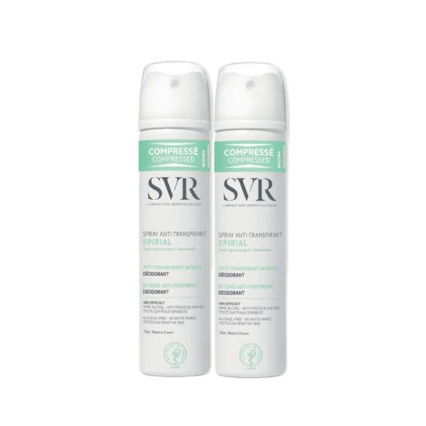 Svr Spirial Duo Spray desodorizante antitranspirante intensivo 2 x 75 ml